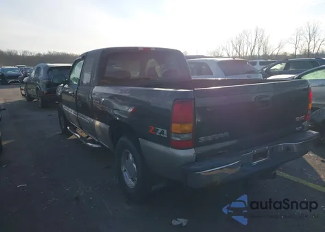 2003 GMC Sierra 1500 Sle из США, поврежденный, VIN 2GTEK19T931331168